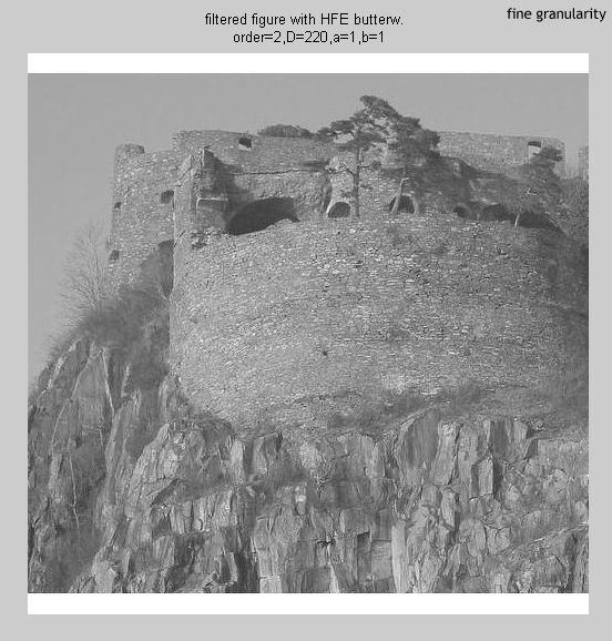 original: pevnost na skale, zaostrena HFE