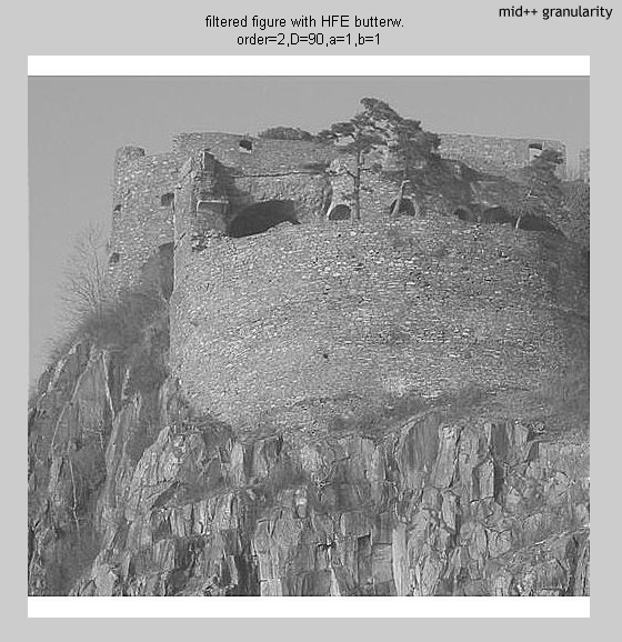 original: pevnost na skale, zaostrena HFE